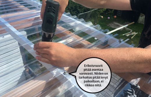 Katettu terassi Katettu terassi